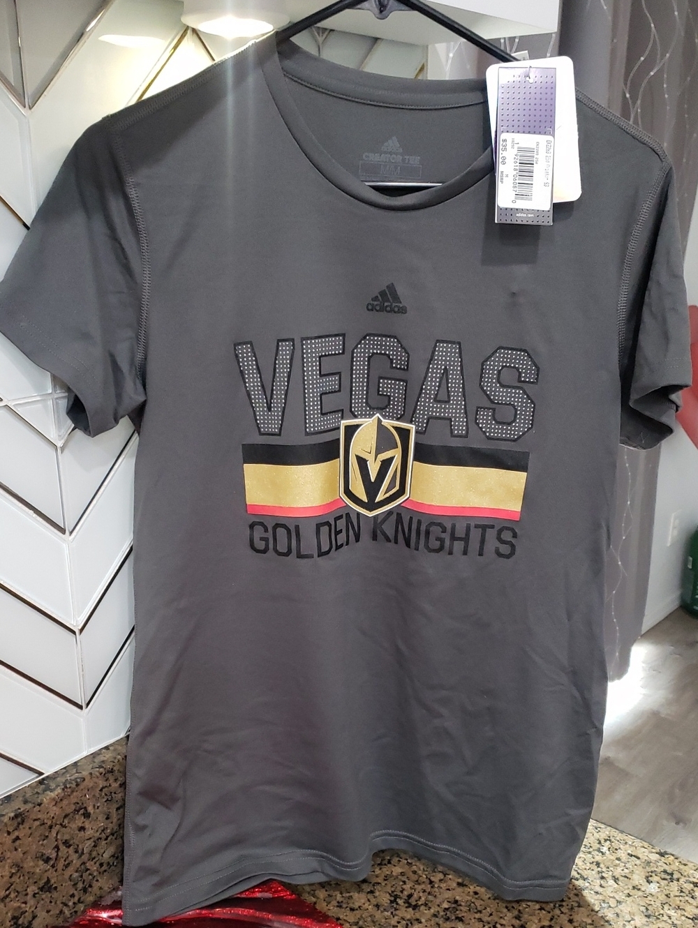 Adidas Vegas Golden Knights Tshirt